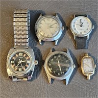 Vintage Wound Watches -all run -as is