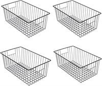 16in Freezer Wire Baskets 4Pack 15.9x9.8x7in