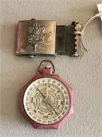 Boy Scouts Belt Buckle and Compass