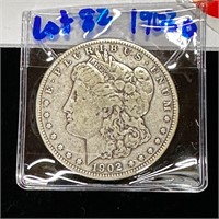 1902 - O Morgan Silver $ Coin