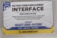 NIB Scosche Factory Stereo Replacement Interface