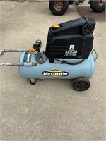 McGraw 8 gal Air Compressor - works