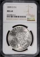 1899-O MORGAN DOLLAR NGC MS64