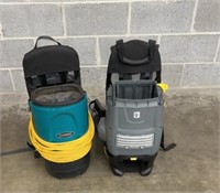 2 used Backpack Vacuums