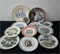 Collectible group of collectible plates