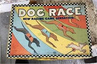 Vintage 1937 Dog Race racing game sensation