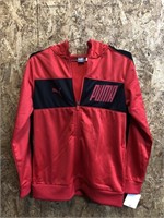 New PUMA Tricot Full Zip Jacket, Red and black,