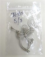 Tested Sterling Angel Pin