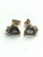 14K gold earrings