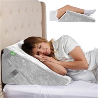 Cushy Form Wedge Pillow for Sleeping - 22 Inch Mem