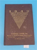1949 Daily Desk Diary With Notations