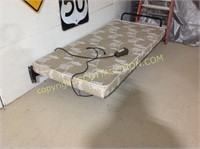 Twin size electric fold bed frame, 3 way fold,