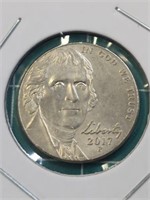 2017 P. Jefferson nickel