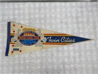 1992 SUPER BOWL XXVI Twin Cities Pennant