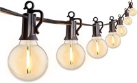 NEW $30 25FT Patio Lights w/Edison LED Bulbs
