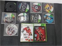 10 X-Box 360 Games Xbox