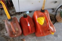 3 GAS CANS