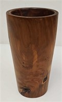 Hand Made Natural Burled Wood Vase