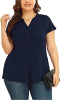 Women's Plus Size Short Sleeve Shirt