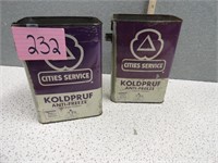 (2) Cities Service Koldruf Tins