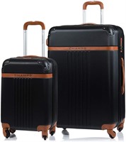 CHAMPS $900 Two-Piece Vintage Hard Shell Luggage
