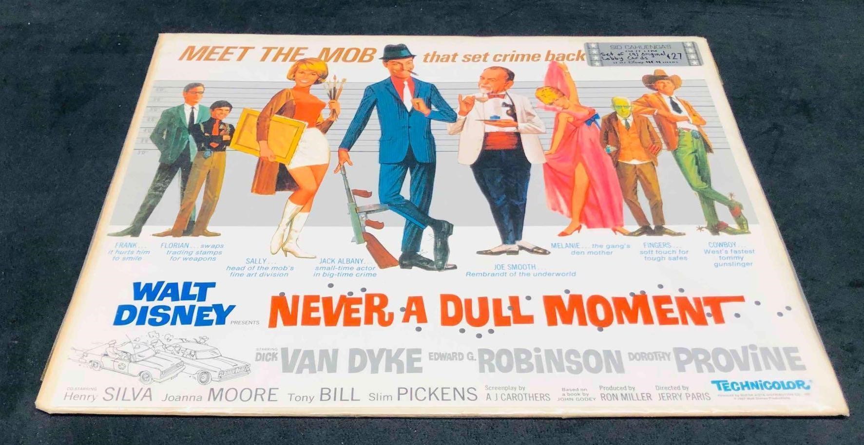 Disney Never A Dull Moment 9 Original Lobby Cards