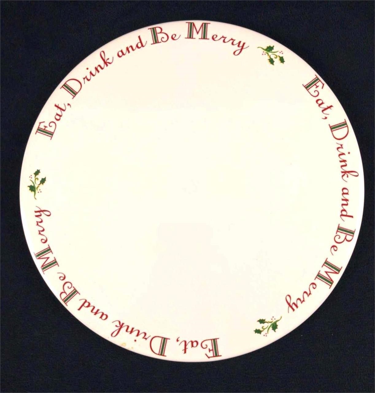 Target Home Eat Drink And Be Merry Cookie Plate