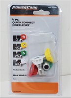 Pressure Washer 4pc Quick Connect Nozzel Set