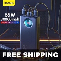 NEW Power Bank 30000mAh 65W PD3.0 Quick Charging