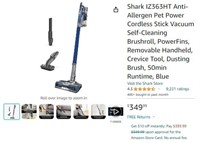 C928 Shark IZ363HT Anti-Allergen Stick Vacuum