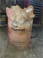 50# Bag Oil-Dry Floor Absorbent - Approx 3/4 Full