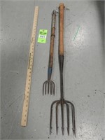 Antique fish spears