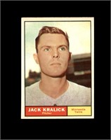 1961 Topps #36 Jack Kralick EX-MT to NRMT+