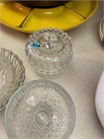 ASST.  GLASS/ CRYSTAL  DISHES