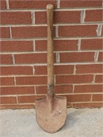 VTG TINY WOODEN HANDLE 26" SHOVEL