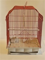 COOL 16X 13" WIRE BIRD CAGE-GOOD SHAPE