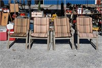 4pc PATIO CHAIRS