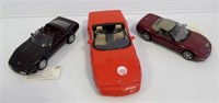 (3) Die cast items including 2003 Corvette