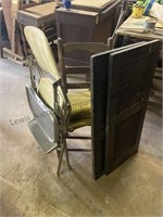 Vintage Cosco foldable high chair, ladder back