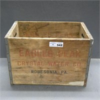 Eagles Peak Crystal Water Wooden Crate