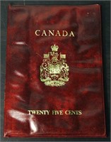 Canada Twenty Five Cents Collection Booklet