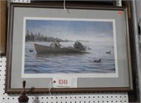 “Hunting From a St. Lawrence River Skiff” print