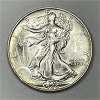 1946-S Walking Liberty Silver Half Uncirculated BU