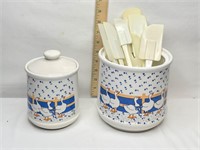 Vintage Duck Canisters