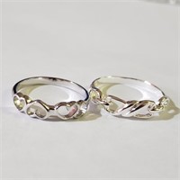 Silver Lot Of 2 Ring