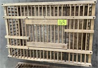 wood chicken crate