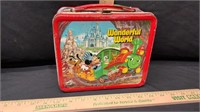 Walt Disney Wonderful World Tin Lunchbox