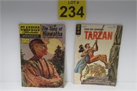 Vintage Comic Books 1949 Hiawatha 1963 Tarzan