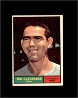 1961 Topps #291 Tex Clevenger EX to EX-MT+