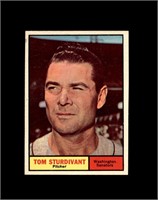 1961 Topps #293 Tom Sturdivant EX to EX-MT+